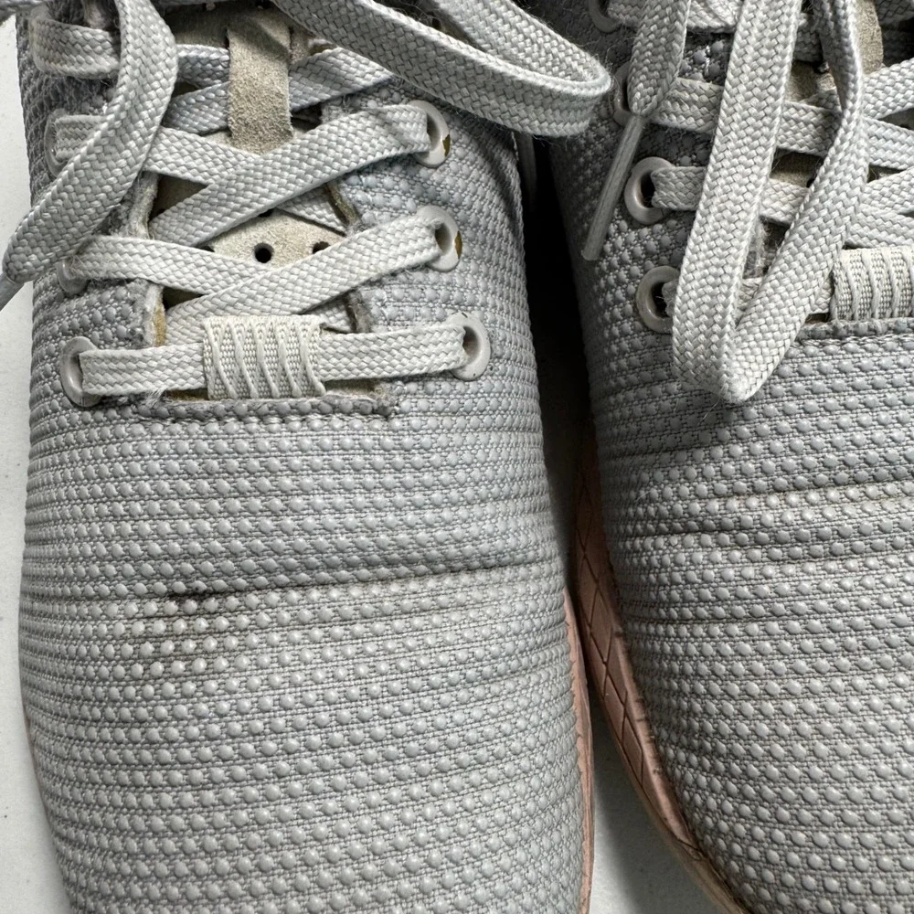 CrossFit‎ Training Women Size 8 NOBULL SuperFabric Trainer Grey Gum Sole Shoes